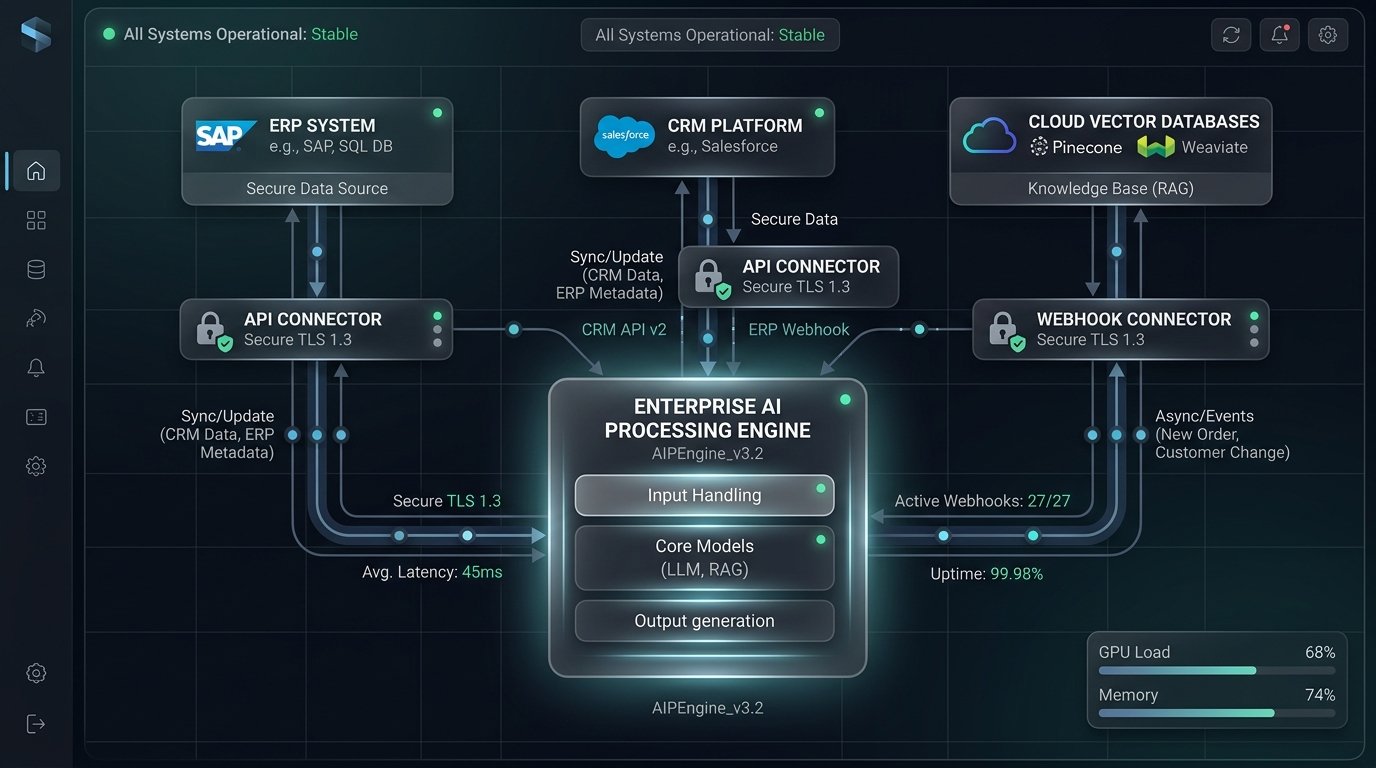 Integración con ERP y CRM KAVANT